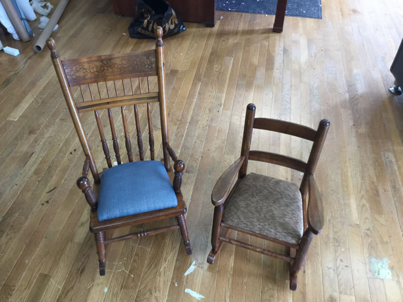 Rocking chair upholstery services